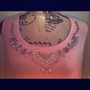 Jeweled Tank Top